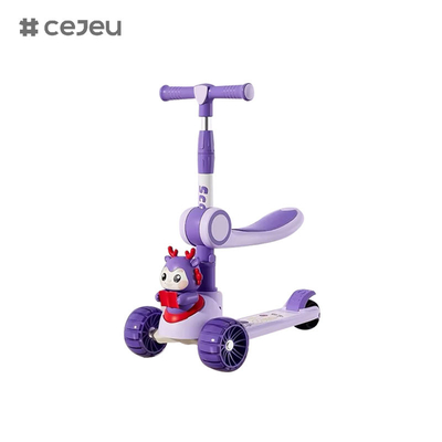 CJ-6333, с огнями/музыкой/большими колесами/двухэтажным шасси, фиолетовый/розовый/зеленый/синий, 4 цвета, для мальчиков и девочек