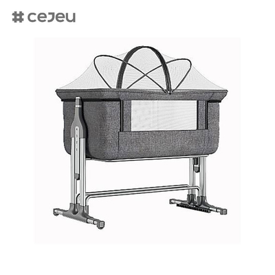 CJ-CH-122 Металлический современный многофункциональный складной детской колыбели детская кроватка детская колыбельная кровать кроватки ребенка рядом с спящим