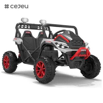 CJ-XH-JC610 4x4 детский электрический UTV с питанием от аккумулятора на автомобильной багги для детей с родительским пультом дистанционного управления