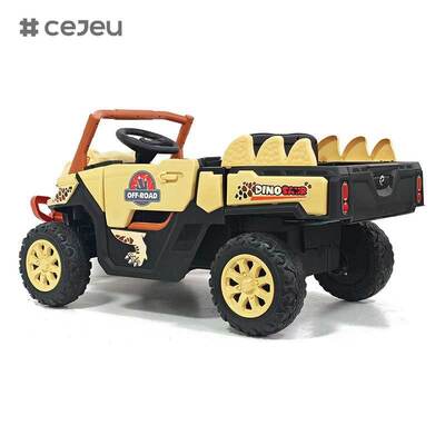 CJ-JDY-GTS3366 Детская езда на дистанционном управлении Электрический автомобиль 2-4 года пожилой Аккумуляторный 12В MP3 Пластиковый легкий многопользовательский режим