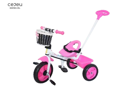 Безопасный трицикл катания ребенк с родительским управляя контролем