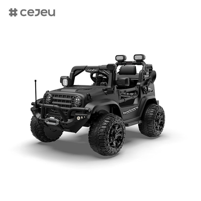 CJ-5399 12V 2-местный ребенок ездит на UTV Car, 4.5AH электромобиль грузовик автомобиль с 2x550W мотором,черный / темно-зеленый / оранжевый