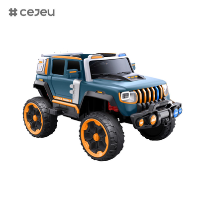 CJ-LC-6169 12V четырехприводный джип с одним кнопкой запуска, Bluetooth, USB - безопасный, прочный и веселый для детей