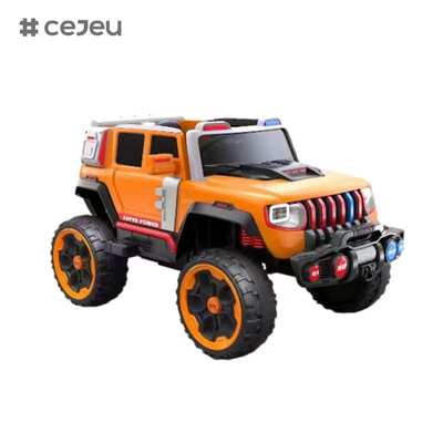 CJ-LC-6169 12V четырехприводный джип с одним кнопкой запуска, Bluetooth, USB - безопасный, прочный и веселый для детей