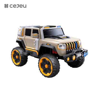CJ-LC-6169 12V четырехприводный джип с одним кнопкой запуска, Bluetooth, USB - безопасный, прочный и веселый для детей