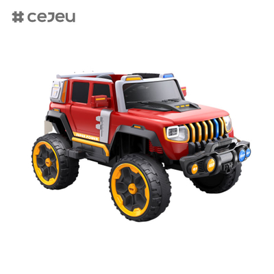 CJ-LC-6169 12V четырехприводный джип с одним кнопкой запуска, Bluetooth, USB - безопасный, прочный и веселый для детей