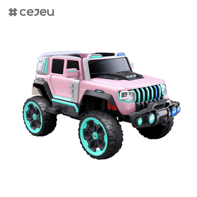 CJ-LC-6169 12V четырехприводный джип с одним кнопкой запуска, Bluetooth, USB - безопасный, прочный и веселый для детей
