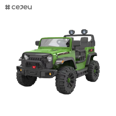CJ-JC308, с 2.4G RC Два сиденья/USB/Light Четырехколесная подвеска MP3 разъем/Music12V7AH*1/40W*2Белый/Розовый/Красный/Зелёный/Черный