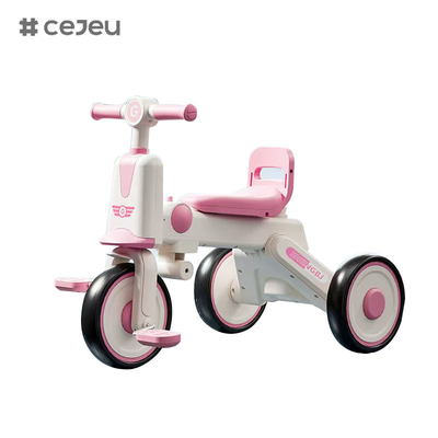 CJ-610, с огнями/Музыкой/Три колеса, четыре цвета,Розовый/Синий/Серый/Бровы, Размер продукта 65*42*50 см