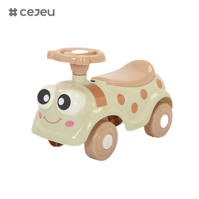 CJ-102, Детская машина с винтом 1-3 года детский скутер музыкальное освещение четырехколесное противоперевертывание, с огнями / музыкой внизу