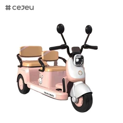 CJ-ML-002 Manufacture Kids Notor Bike with Two Seat Battery Powered Motorcycle for Kids Ride On. Мотоцикл с двумя местами, работающий на батареях, для детей