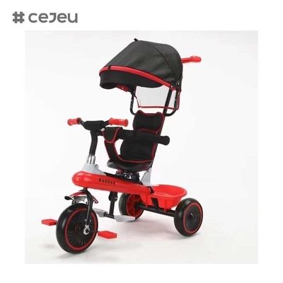 CJ-XSS-NW820 Фанси детский трехколесный велосипед с педальными запасными частями для веселого проезда юношей с зонтиком 4 в 1 трехколесный детский велосипед