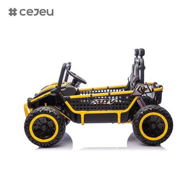 CJ-HC-605 Новый 12В аккумулятор Внешняя езда на игрушечном автомобиле Аккумуляторная электромобиль 2 места Дети Электрическая езда на автомобиле для детей