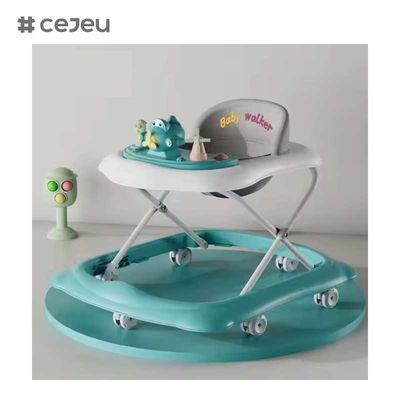 CJ-BDW-101 Складный детский ходунк с глухими колесами Музыкальный мультфильм для детей с музыкой / вращающиеся колеса для детей в Китае
