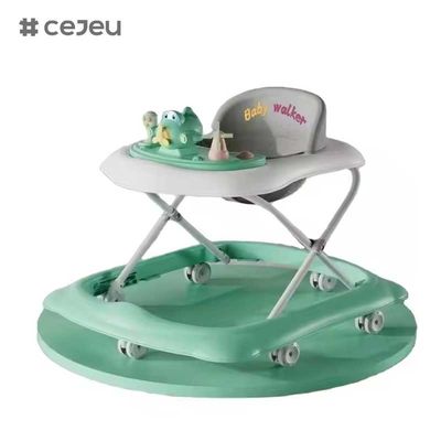 CJ-BDW-101 Складный детский ходунк с глухими колесами Музыкальный мультфильм для детей с музыкой / вращающиеся колеса для детей в Китае