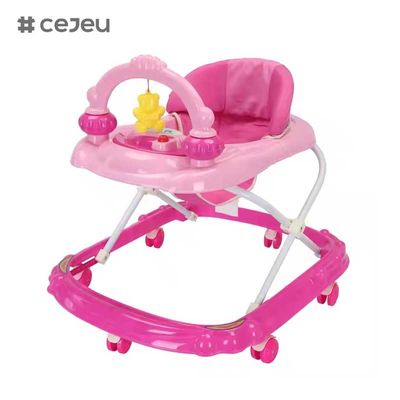 CJ-BLK-613 Горячая продажа игрушек Детский ходунк с тремя регулируемыми уровнями высоты и высокой спиной для комфорта и поддержки