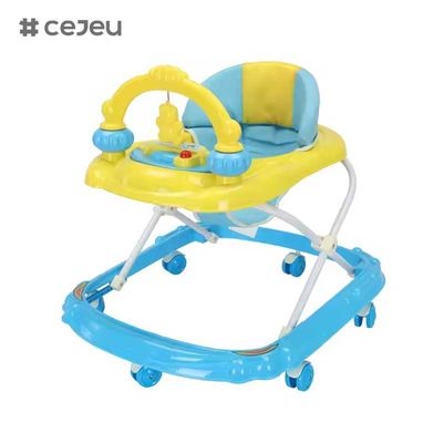 CJ-BLK-613 Горячая продажа игрушек Детский ходунк с тремя регулируемыми уровнями высоты и высокой спиной для комфорта и поддержки