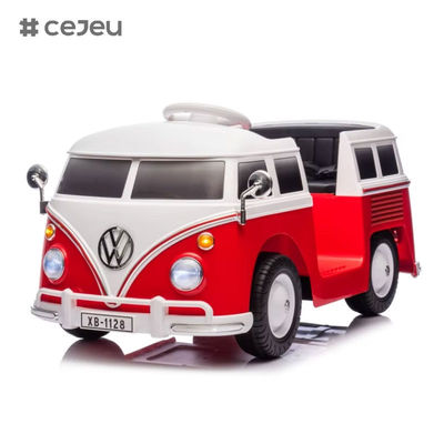 CJ-XB-1128 2025 Новая лицензия ID.Buzz Мини-автобус Электрический автомобиль Детская поездка на автомобиле Лицензионный Volkswagen VW Автобус Электрическая поездка на автобусах Игрушечный автомобиль для 2-4 лет