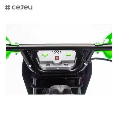 CJ-XB-8015 12V Мотоцикл с электроприводом от аккумулятора для детей в возрасте 3-8 лет с тренировочными колесами, звуковым сигналом и звуком запуска, сертифицирован EN71