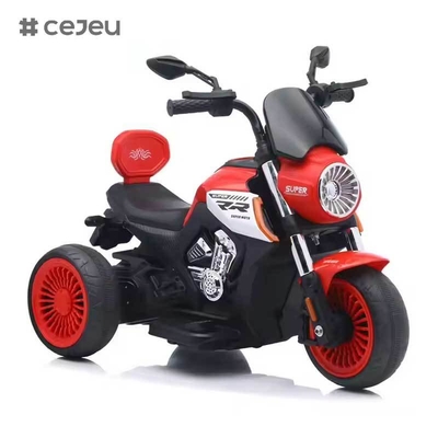 CJ-JM-3189 Горячая продажа Заряжаемая батарея Детский трехколесный электромобиль Электрическая езда на машине Игрушка для детей, вдохновленная мотоциклом