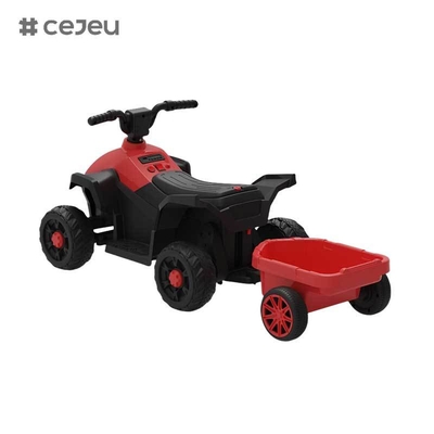CJ-BEJ-3199 Новый 6-колесный электрический квадроцикл для детей, работающий от аккумулятора, пластиковый автомобиль для катания, внедорожник для пляжа, игрушечная машинка