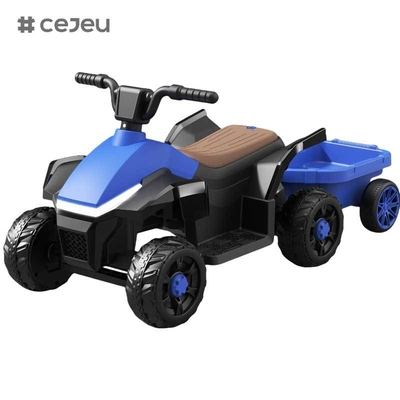 CJ-BEJ-3199 Новый 6-колесный электрический квадроцикл для детей, работающий от аккумулятора, пластиковый автомобиль для катания, внедорожник для пляжа, игрушечная машинка