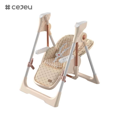 CJ-YY-018 Электрический стульчик-качалка 2-в-1 от профессионального поставщика, многофункциональный бустер, кресло-качалка для кормления младенцев и детей