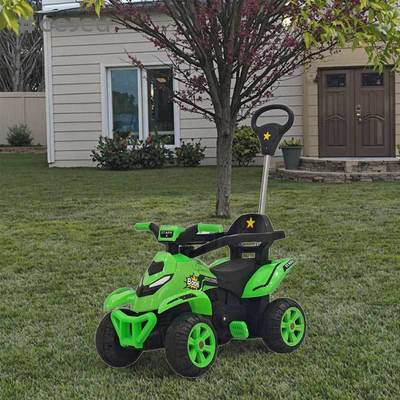 CJ-FLBB-991 Детский электрический автомобиль с возможностью настройки - Четырехколесный внедорожник с рулем Электрический автомобиль