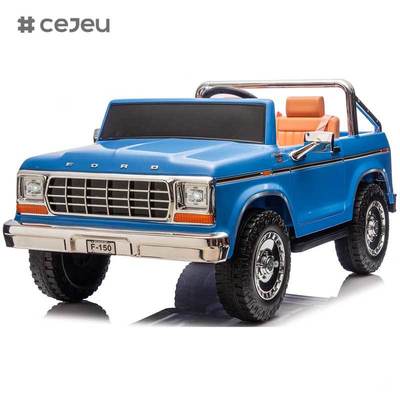 CJ-S323 F150 2025 Новейший 24V Ford F150 Вождение на машине Реальный двухместный лицензированный пластиковый материал для детей от 2 до 4 лет