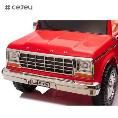 CJ-S323 F150 2025 Новейший 24V Ford F150 Вождение на машине Реальный двухместный лицензированный пластиковый материал для детей от 2 до 4 лет