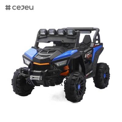 CJ-JB-669 Езда на игрушке для больших детей, 2-местный езда на грузовике дети электромобиль автомобиль для мальчиков и девочек с дистанционным управлением