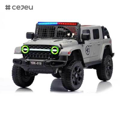 CJ-YBK-919 Unisex 12V дистанционное управление электрический детский автомобиль езда на игрушке для детей в возрасте 5-7 лет 4 колеса Пластиковый материал с функцией MP3