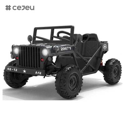 CJ-XH-JC609 Детская электрическая 4-колесная езда на автомобиле с функцией качания и образовательной музыкой от 2 до 7 лет