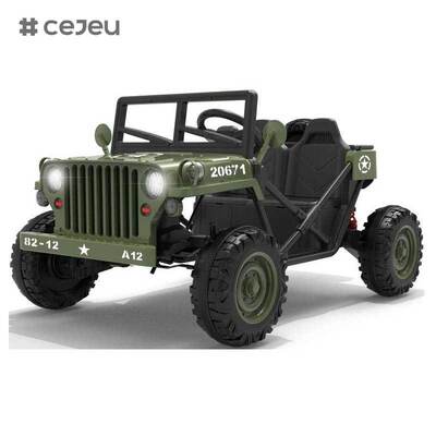 CJ-XH-JC609 Детская электрическая 4-колесная езда на автомобиле с функцией качания и образовательной музыкой от 2 до 7 лет