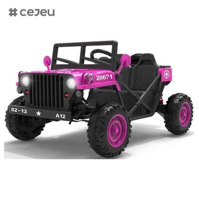 CJ-XH-JC609 Детская электрическая 4-колесная езда на автомобиле с функцией качания и образовательной музыкой от 2 до 7 лет
