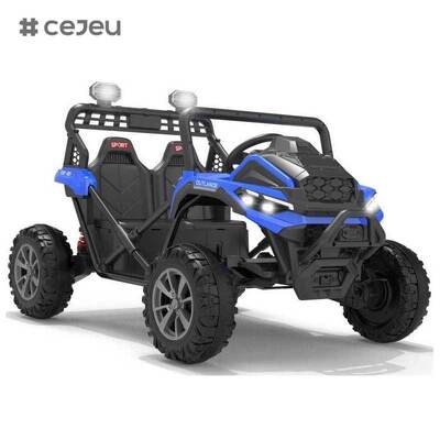 CJ-XH-JC610 4x4 детский электрический UTV с питанием от аккумулятора на автомобильной багги для детей с родительским пультом дистанционного управления