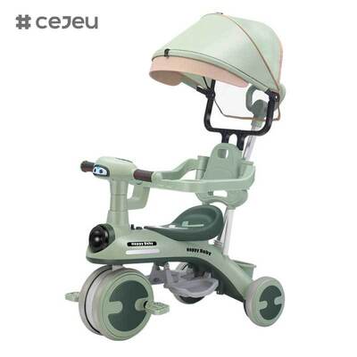 CJ-YT-528 Wholesale New Durable Kids' Tricycles Bicycles Baby Strollers Push Handle Sunshade Toddler Ride Toys Child Carriers Indoor