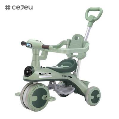 CJ-YT-528 Wholesale New Durable Kids' Tricycles Bicycles Baby Strollers Push Handle Sunshade Toddler Ride Toys Child Carriers Indoor