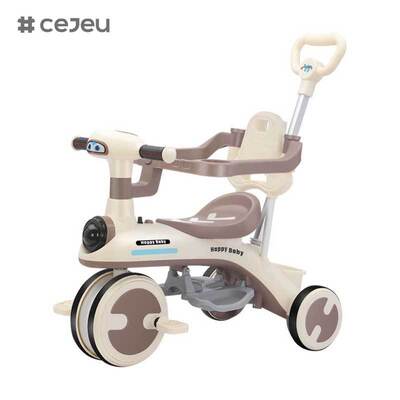 CJ-YT-528 Wholesale New Durable Kids' Tricycles Bicycles Baby Strollers Push Handle Sunshade Toddler Ride Toys Child Carriers Indoor