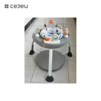 CJ-BST-BC10 игровой центр и столик для занятий с музыкой и огнями Подставка для ног имеет три регулировки высоты, также может быть установлена на подносе в качестве столовой тарелки