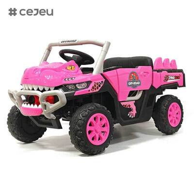CJ-JDY-GTS3366 Детская езда на дистанционном управлении Электрический автомобиль 2-4 года пожилой Аккумуляторный 12В MP3 Пластиковый легкий многопользовательский режим
