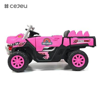 CJ-JDY-GTS3366 Детская езда на дистанционном управлении Электрический автомобиль 2-4 года пожилой Аккумуляторный 12В MP3 Пластиковый легкий многопользовательский режим