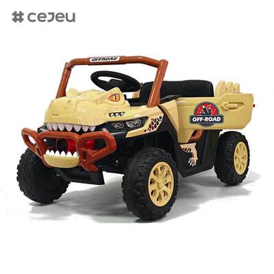 CJ-JDY-GTS3366 Детская езда на дистанционном управлении Электрический автомобиль 2-4 года пожилой Аккумуляторный 12В MP3 Пластиковый легкий многопользовательский режим