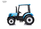 Езда 6 Km/Hr пластиковая на езде Голландии T7 трактора новой голубой на тракторе и трейлере 28kg
