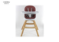 EN14988 360 отрегулированная высота положения 2 высокого стула 2 степени ротатабельная складывая деревянная