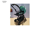 Ткань белья детской сидячей коляски 300D регулируемого зонтика Footrest облегченная для 1 - летнего